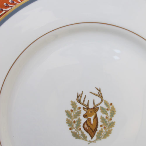 The Stag dinner plate from the Motif Collection