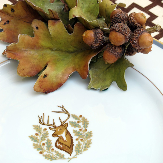 The Stag salad plate from the Motif Collection