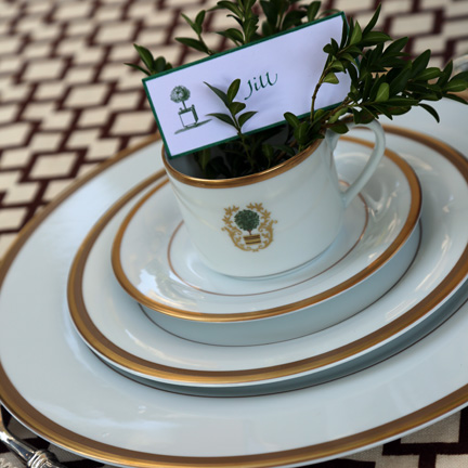 Charlotte Moss: Topiary tea party set