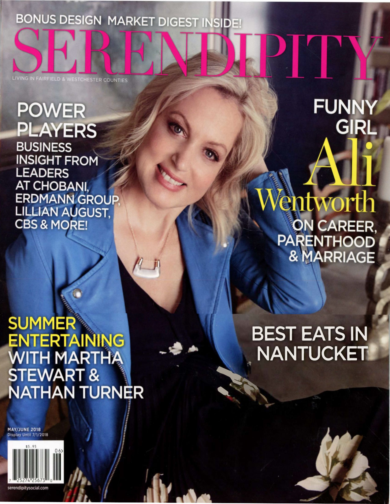 Serendipity Magazine: May 2018 Charlotte Moss Entertains Cover