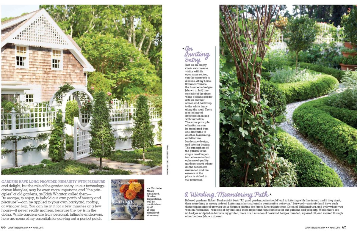Feature in Country Living Charlotte Moss