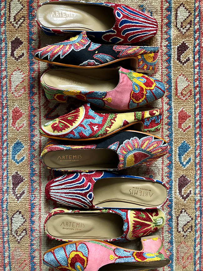 Charlotte Moss Artemis shoe collection