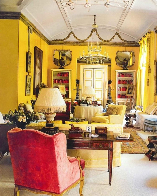 Nancy Lancaster Yellow Sitting Room
