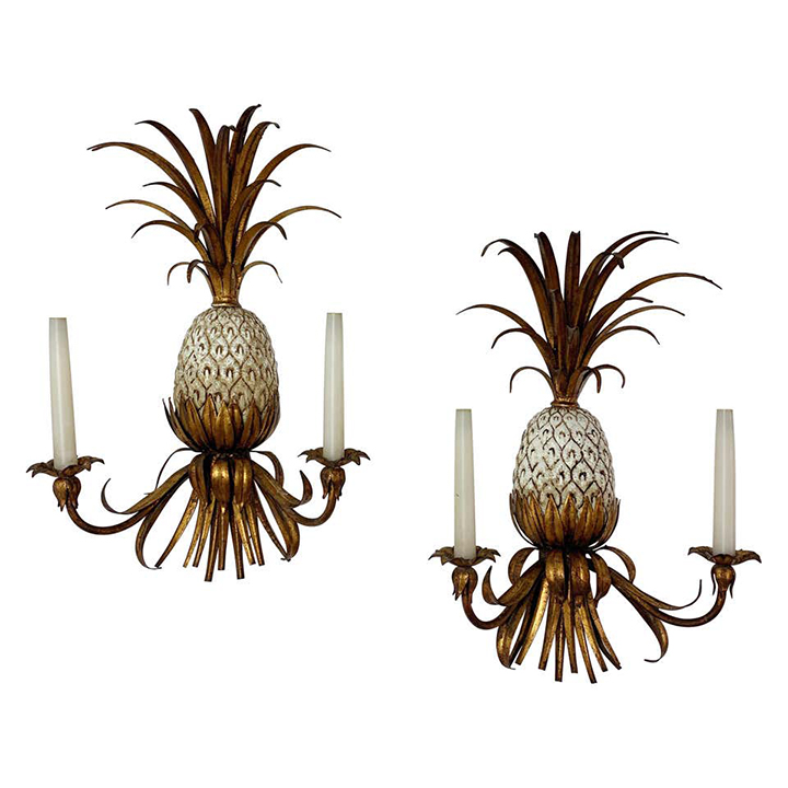pineapple wall sconces