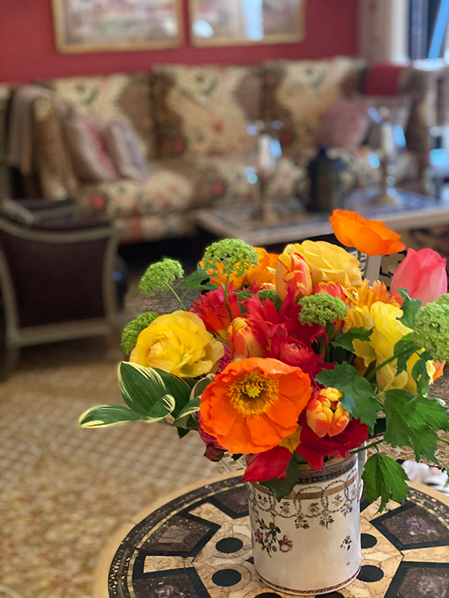 Flowers and vase from Home: A Celebration