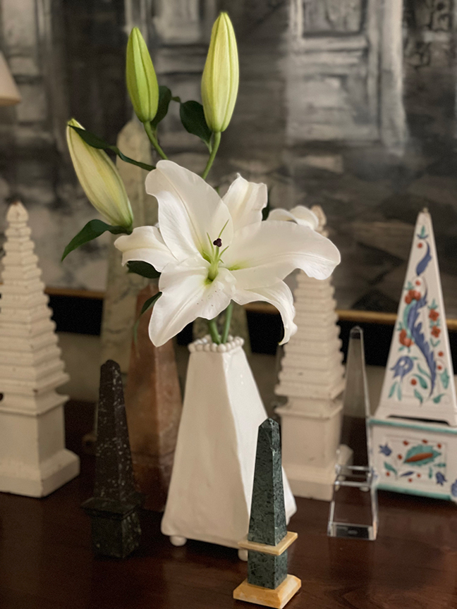 Flower and vase from Home: A Celebration