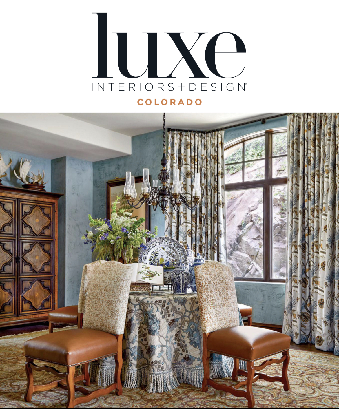 Luxe Interiors and Design magazine cover