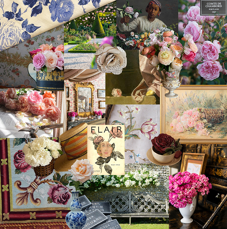 Rose Collage Charlotte Moss Veranda