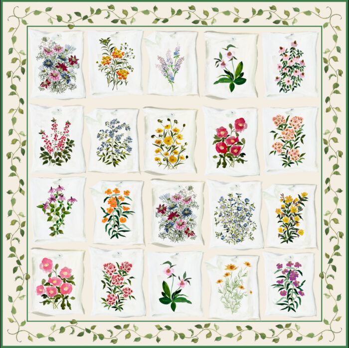 Virginia Wildflower Scarf